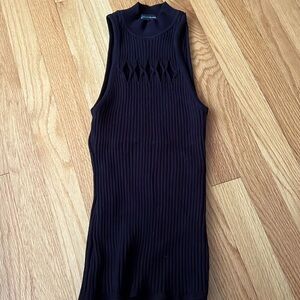 Whbm sleeveless turtleneck